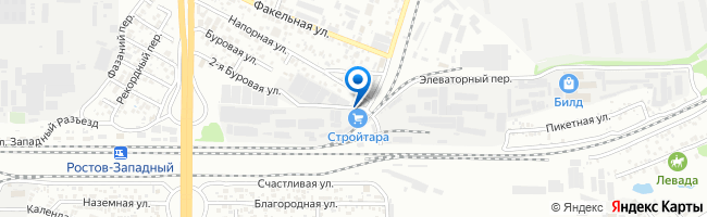 Схема проезда к складу «Полигаль Восток» в Ростове-на-Дону