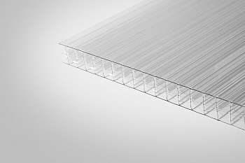 Сотовый поликарбонат Полигаль 16,0 мм 2100x12000 мм прозрачный  ГОСТ